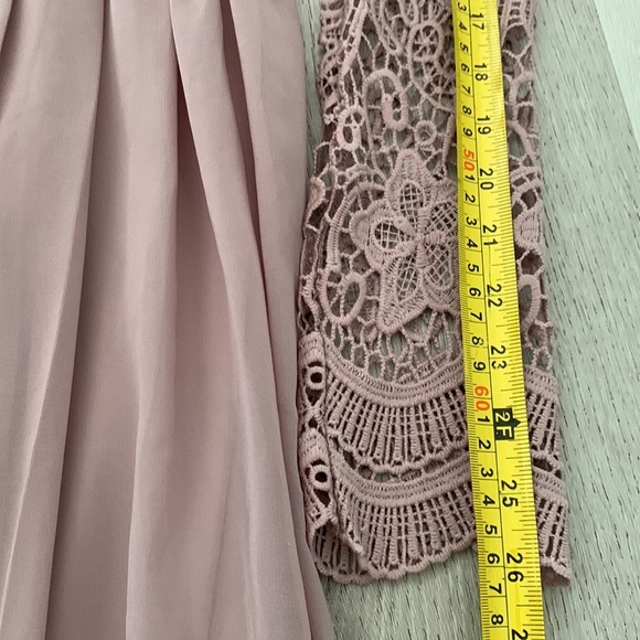 Lulu's Lavender Lace Maxi Dress - Picture 9 of 11